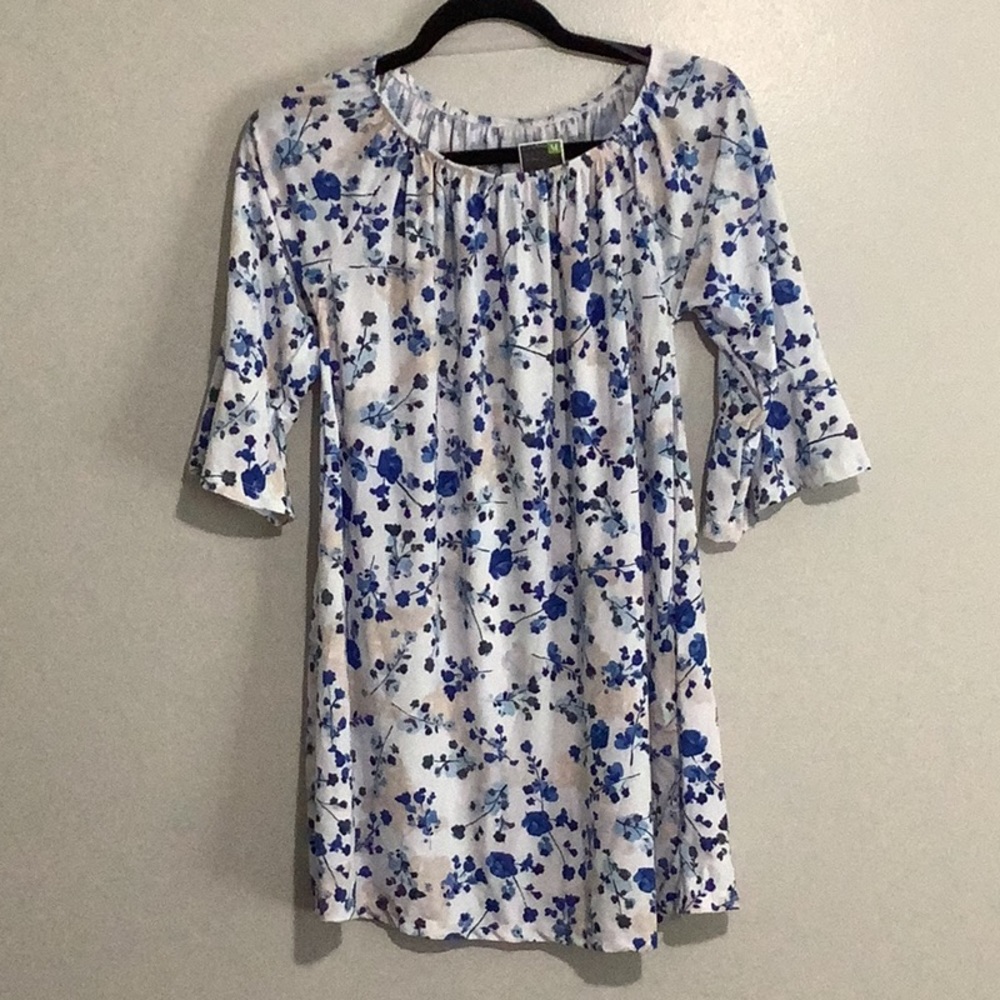 West Loop Floral Tunic Blouse